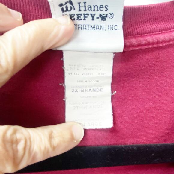 Vintage Hanes Looney Tunes Harley-Davidson T-Shirt 2XL Mens Motorcycle Racing - Picture 3 of 8